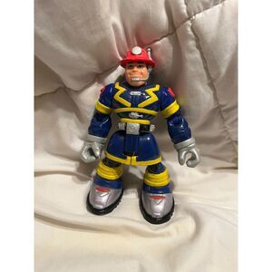 Rescue Heroes Sam Sparks Night Patrol • Mattel 200 1• Vintage Firefighter